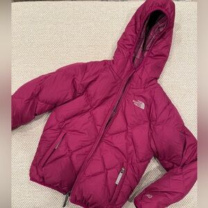 The North Face Kids' reversible down puffer jacket